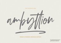 Ambyttion Font - Featured Image