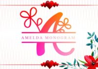 Amelda Monogram Font - Featured Image