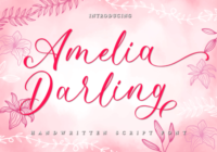 Amelia Darling Font - Featured Image
