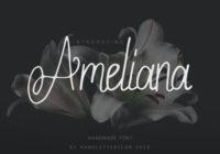 Ameliana Font - Featured Image