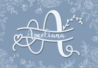 Ameliana Monogram Font - Featured Image