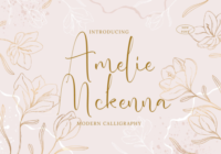 Amelie Mckenna Font - Featured Image