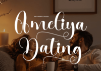 Ameliya Dating Font - Featured Image