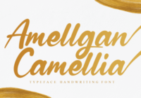 Amellgan Camellia Font - Featured Image