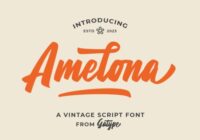 Amelona Font - Featured Image