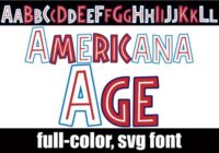 Americana Age Font - Featured Image