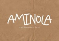 Aminola Font - Featured Image