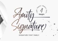Amity Signature Font - Featured Image