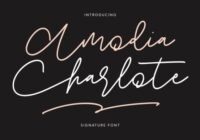 Amodia Charlote Font - Featured Image