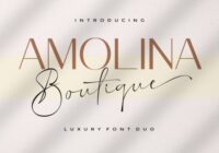 Amolina Boutique Font - Featured Image