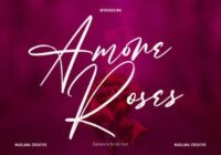 Amore Roses Font - Featured Image