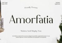 Amorfatia Font - Featured Image