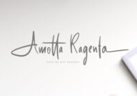 Amotta Ragenta Font - Featured Image