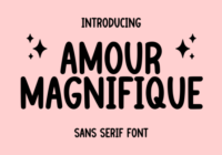 Amour Magnifique Font Font - Featured Image