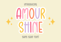 Amour Shine Font - Featured Image