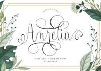 Amrelia Font - Featured Image