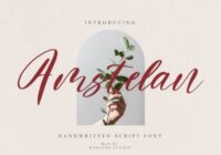 Amstelan Font - Featured Image