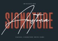Amstonia Signature Font - Featured Image