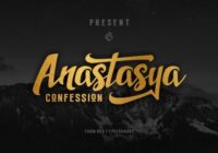Anastasya Confession Font - Featured Image