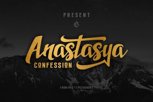 Anastasya Confession Font - Featured Image