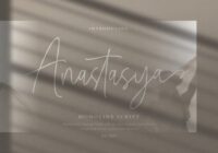 Anastasya Script Font - Featured Image