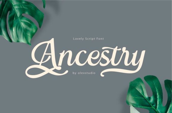 Ancestry Font - Featured Image