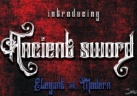 Ancient Sword Font - Featured Image