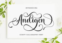 Andigen Font - Featured Image