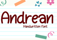 Andrean Font - Featured Image