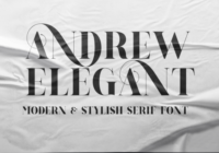 Andrew Elegant Font - Featured Image