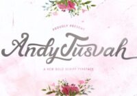 Andy Tusvah Font - Featured Image