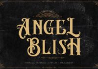 Angel Blish Family Font - Featured Image
