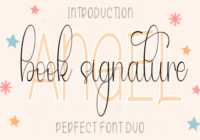 Angel Book Signature Font - Featured Image