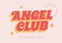 Angel Club Font - Featured Image