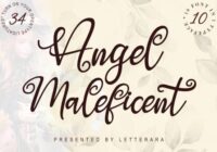 Angel Maleficent Font - Featured Image