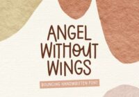 Angel Without Wings Font - Featured Image