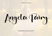Angela Fairy Font - Featured Image