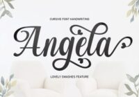 Angela Story Font - Featured Image