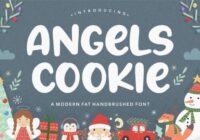 Angels Cookie Font - Featured Image