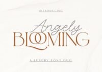 Angely Blooming Font - Featured Image
