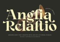 Angfia Relaftio Font - Featured Image