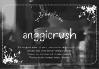 Anggicrush Font - Featured Image
