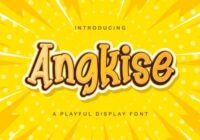 Angkise Font - Featured Image
