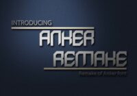 Anker Remake Font - Featured Image