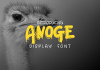 Anoge Font - Featured Image