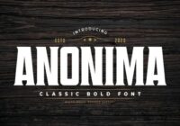 Anonima Font - Featured Image