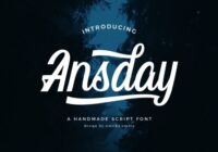 Ansday Font - Featured Image