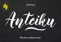 Anteiku Font - Featured Image