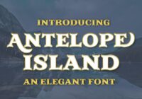 Antelope Island Font - Featured Image