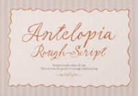 Antelopia Font - Featured Image